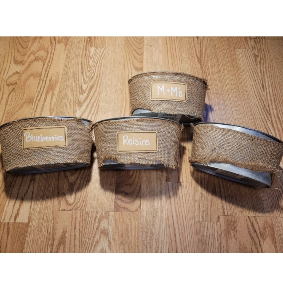 Snack Buckets Lot Of 4